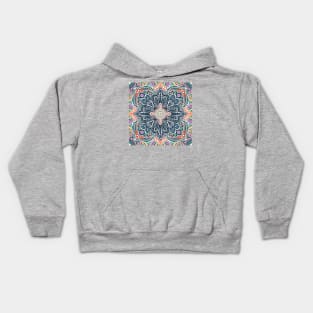 Pattern of spirals, swirls, chains Kids Hoodie